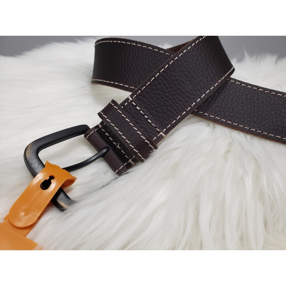 NEW Men's Timberland 38-40 Leather Belt Size Large Solid‎ Full Grain Leather